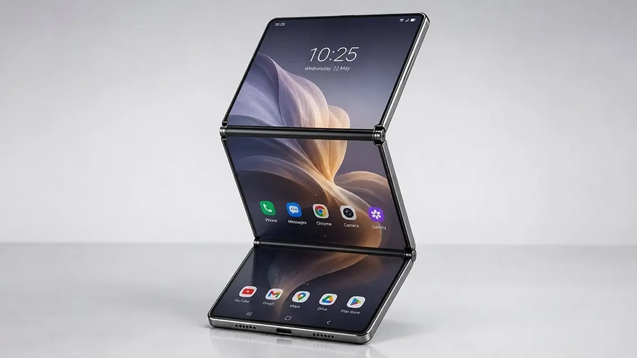 هواوي تتجه لتطوير هاتف ثلاثي الطي مشابه لـ Galaxy Z Flip